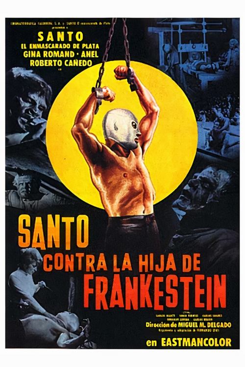 Póster de Santo contra la hija de Frankenstein