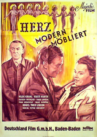 Póster de Herz – modern möbliert