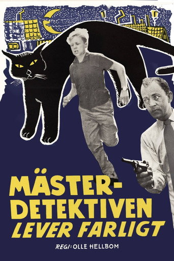 Póster de Mästerdetektiven lever farligt