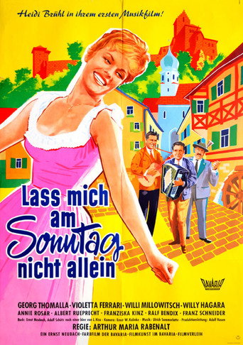 Póster de Laß mich am Sonntag nicht allein