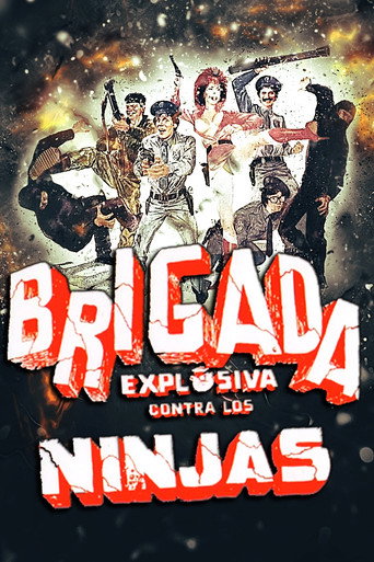 Póster de Brigada Explosiva contra los ninjas