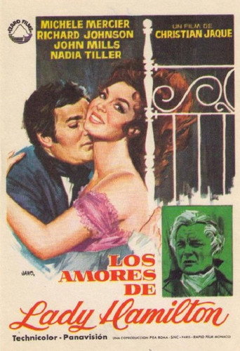 Póster de Le calde notti di Lady Hamilton