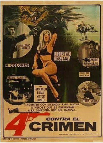 Póster de 4 Contra el Crimen
