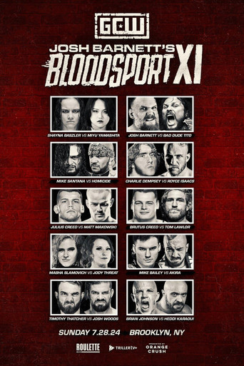 Póster de GCW Josh Barnett's Bloodsport XI