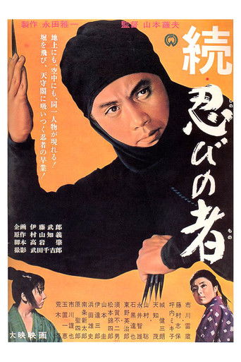 Póster de 続・忍びの者