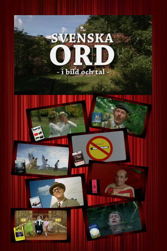 Póster de Svenska ord i bild och tal