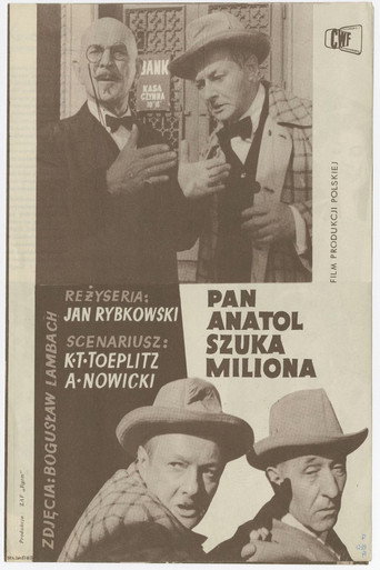 Póster de Pan Anatol szuka miliona
