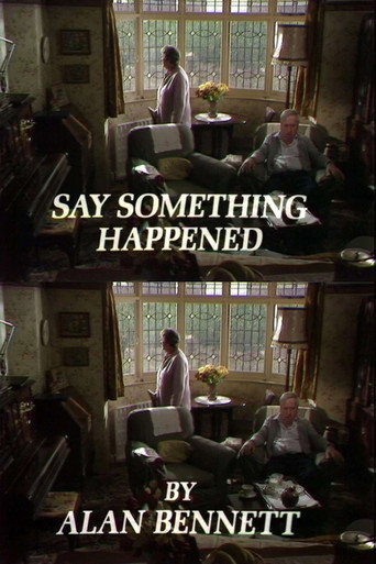 Póster de Say Something Happened