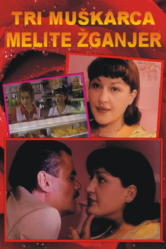 Póster de Tri muškarca Melite Žganjer