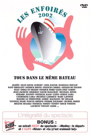 Póster de Les Enfoirés 2002 - Tous dans le même bateau