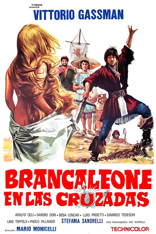 Póster de Brancaleone alle crociate