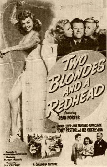 Póster de Two Blondes and a Redhead