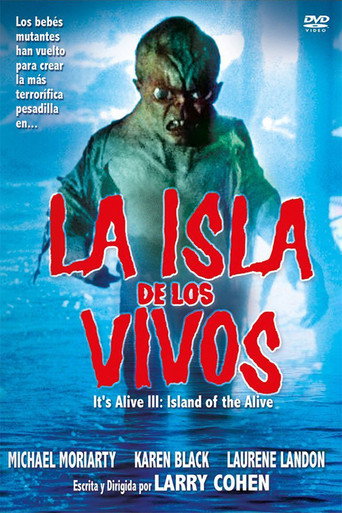 Póster de El monstruo está vivo III: La isla de los horrores
