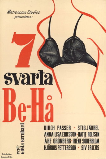 Póster de Sju svarta "Be-Hå"