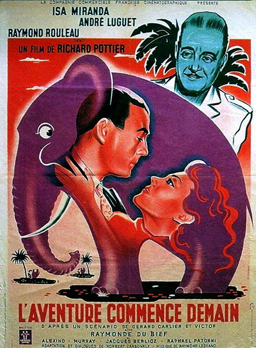 Póster de L'aventure commence demain