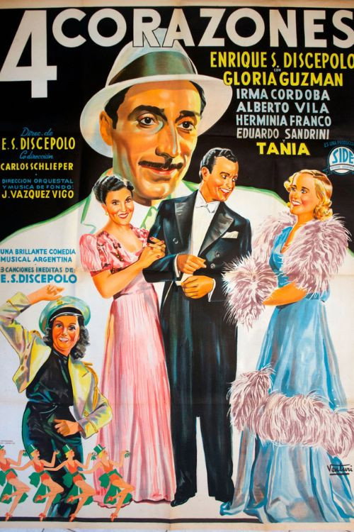 Póster de Cuatro corazones