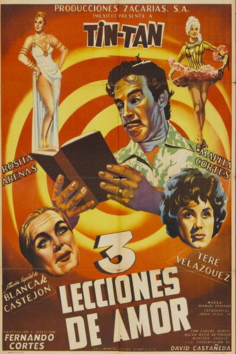 Póster de 3 Lecciones de Amor