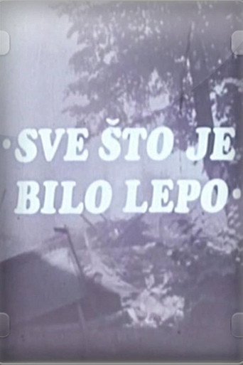 Póster de Sve što je bilo lepo