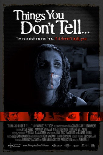 Póster de Things You Don't Tell