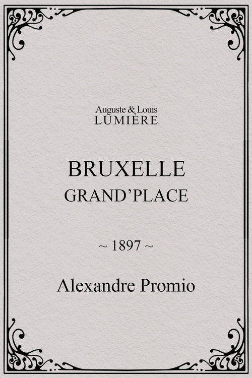 Póster de Bruxelles, Grand’Place