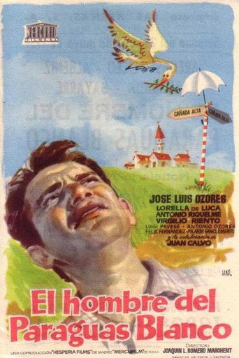 Póster de El hombre del paraguas blanco