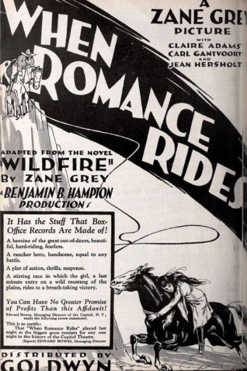 Póster de When Romance Rides