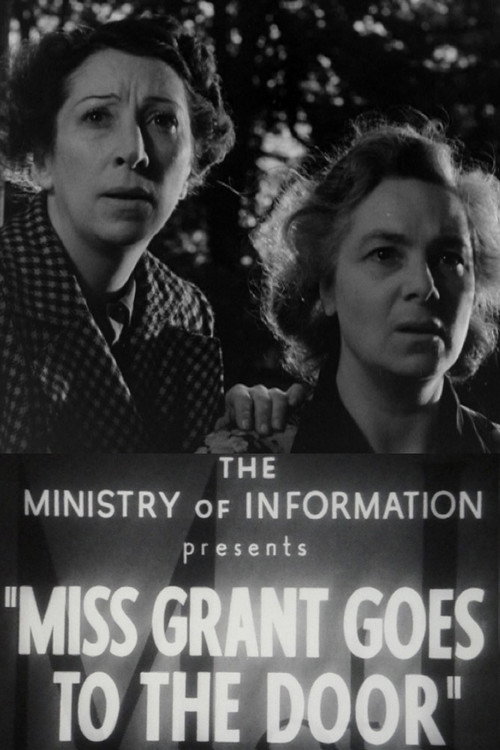 Póster de Miss Grant Goes to the Door