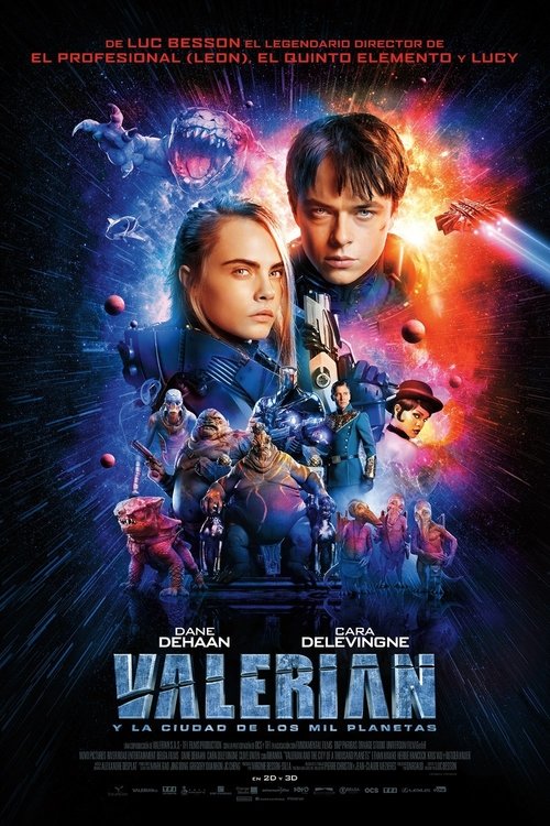 Póster de Valerian y La Ciudad De Los Mil Planetas