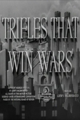 Póster de Trifles That Win Wars