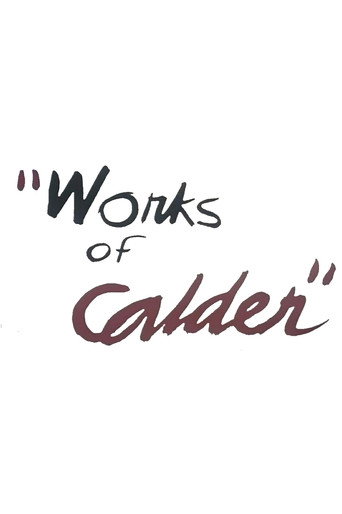 Póster de Works of Calder