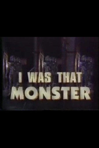 Póster de I Was That Monster