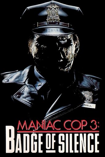 Póster de Maniac Cop 3: Insignia de silencio