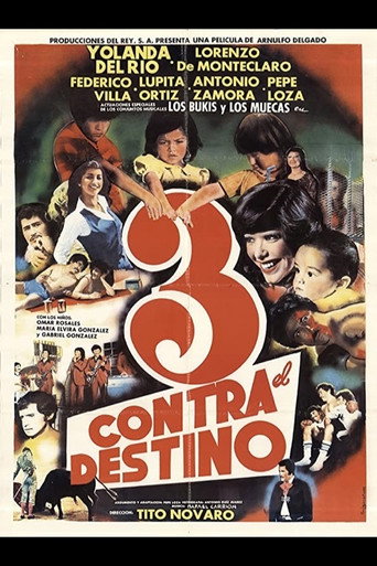 Póster de Tres contra el destino