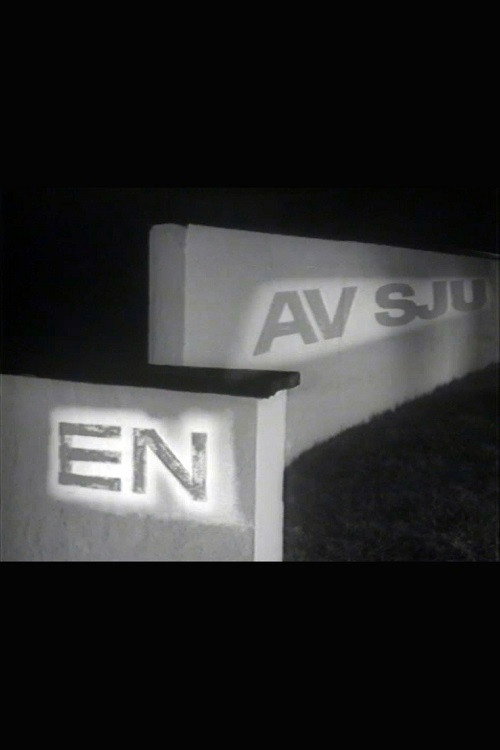 Póster de En av sju