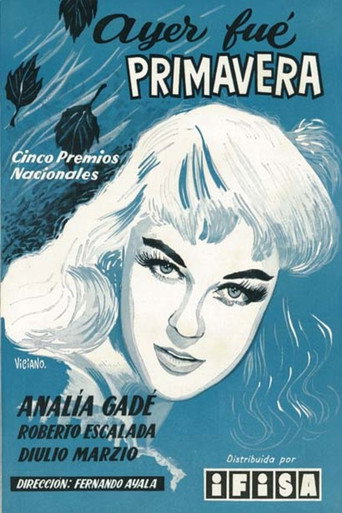 Póster de Ayer fue Primavera