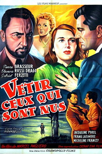 Póster de Vestire gli ignudi