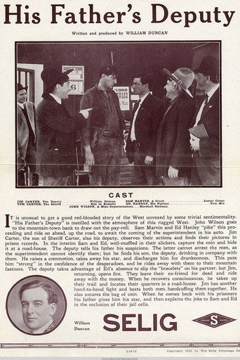 Póster de His Father's Deputy