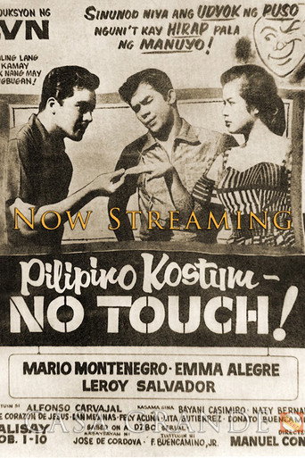 Póster de Pilipino Kostum No Touch!