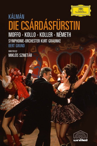 Póster de Die Csárdásfürstin