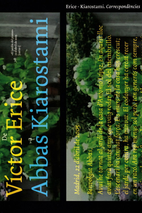 Póster de Víctor Erice – Abbas Kiarostami: Correspondencias