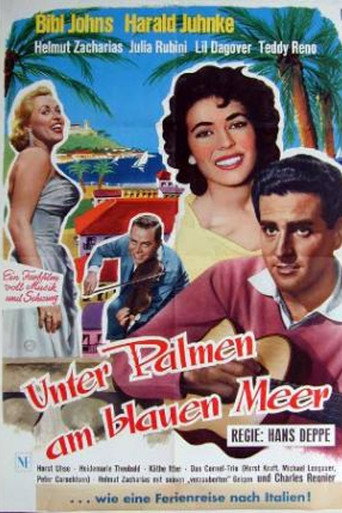 Póster de Unter Palmen am blauen Meer
