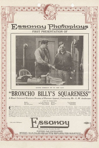 Póster de Broncho Billy's Squareness