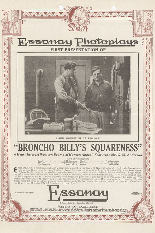Póster de Broncho Billy's Squareness
