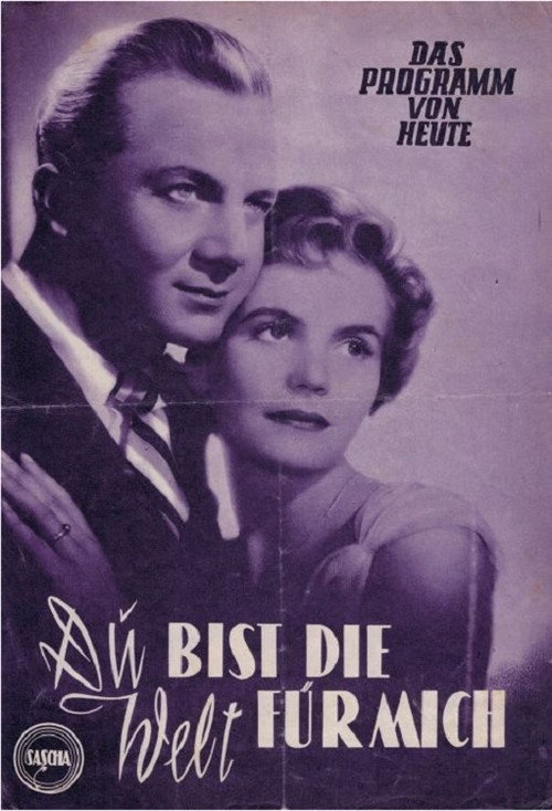 Póster de Du bist die Welt für mich