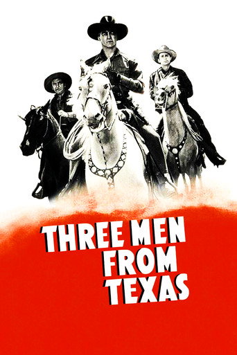Póster de Three Men from Texas