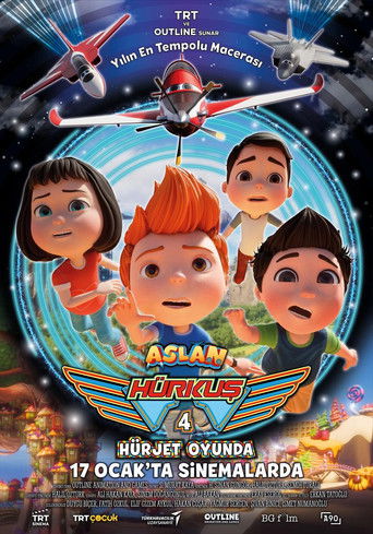 Póster de Aslan Hürkuş 4: Hürjet Oyunda