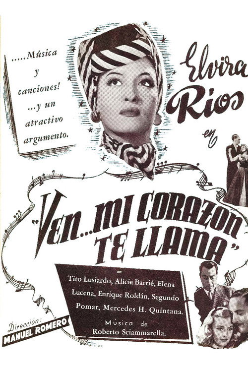 Póster de Ven... mi corazón te llama