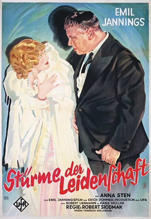 Póster de Stürme der Leidenschaft