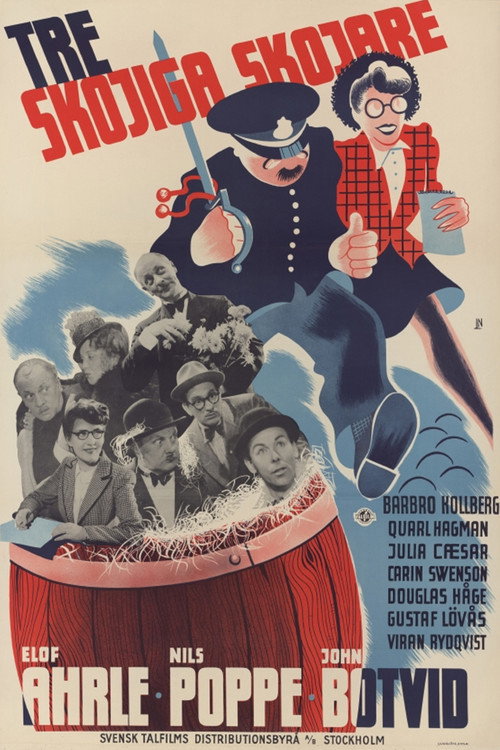 Póster de Tre skojiga skojare