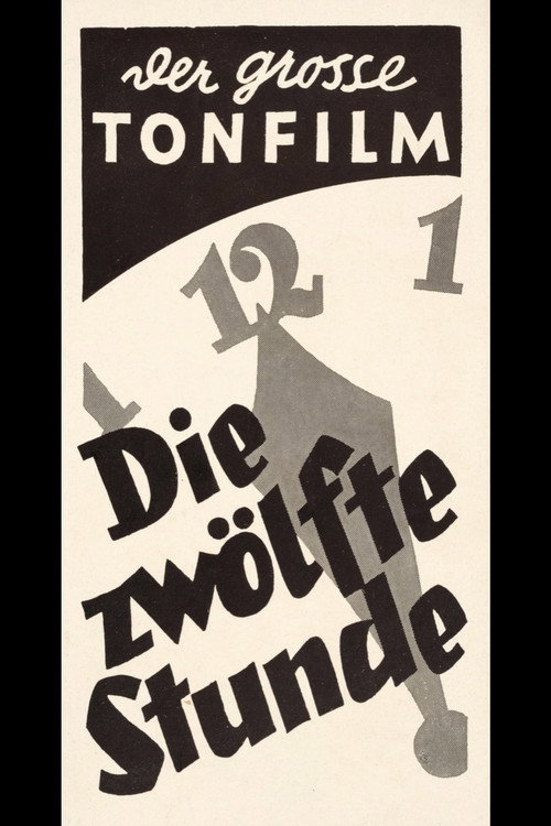Póster de Die zwölfte Stunde